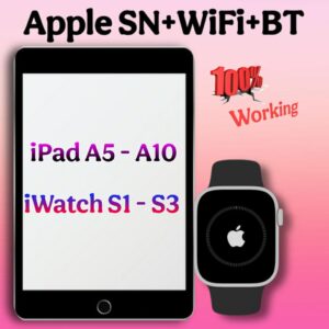 ✅ iPad/iWatch SN and WiFi+BT Mac Address