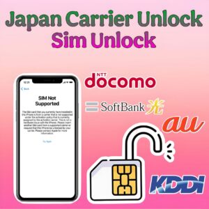 ✅ Japan iPhone Carrier/ Sim Unlock