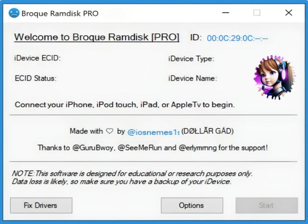 broque ramdisk free icloud bypass